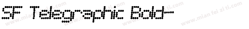 SF Telegraphic Bold字体转换